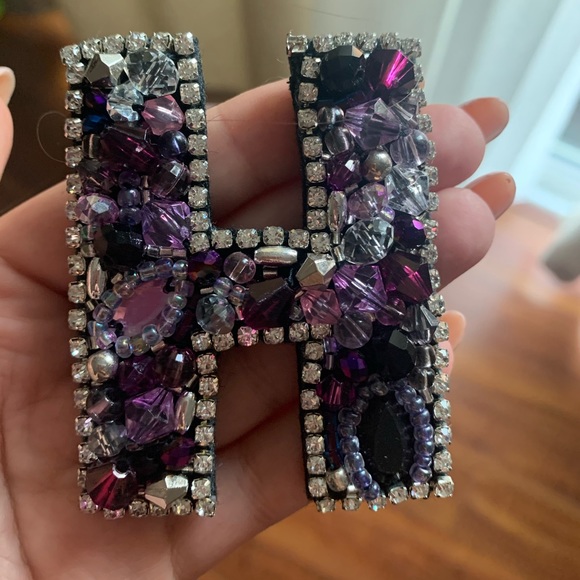 Letter Brooch - Picture 3 of 4